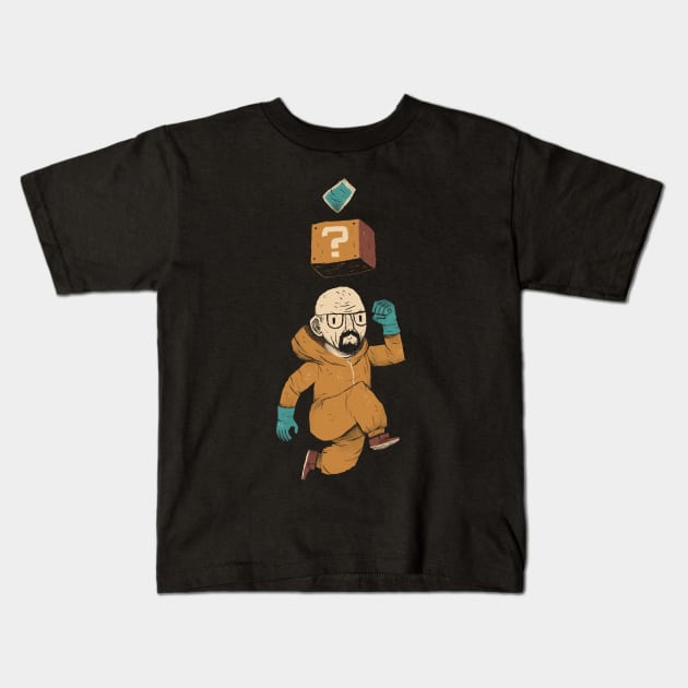 heisenberg power up Kids T-Shirt by Louisros